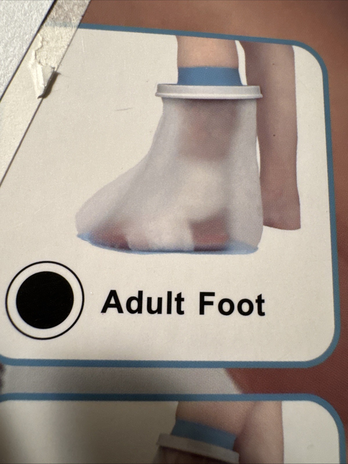 Waterproof Cast Cover for Shower, Adult Full Foot Ankle Dressing Cover