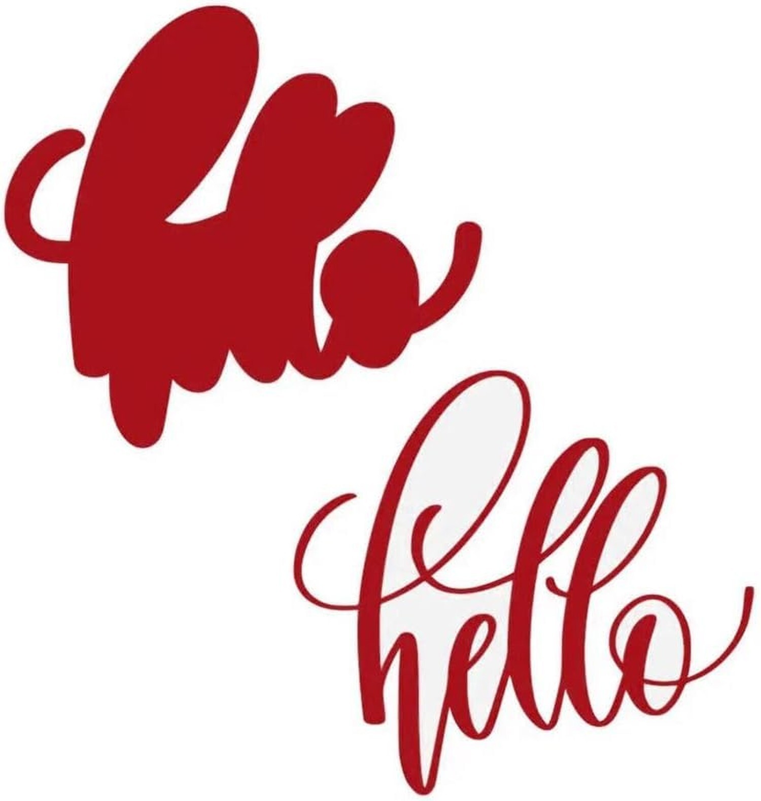 Hello Words Die Cut for Card Making, Words Metal Cutting Dies Congratulations...