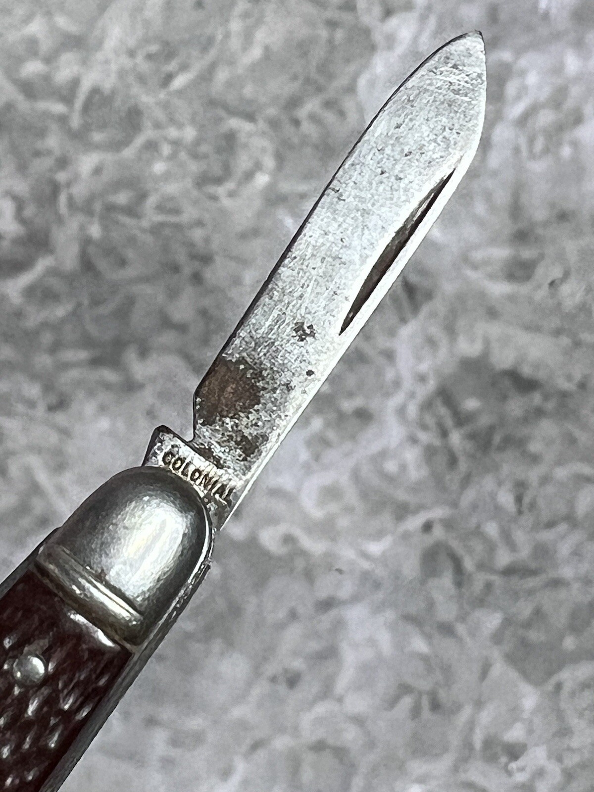 Colonial Vintage Pocket Camping Folding Knife 2 Blade #`1721