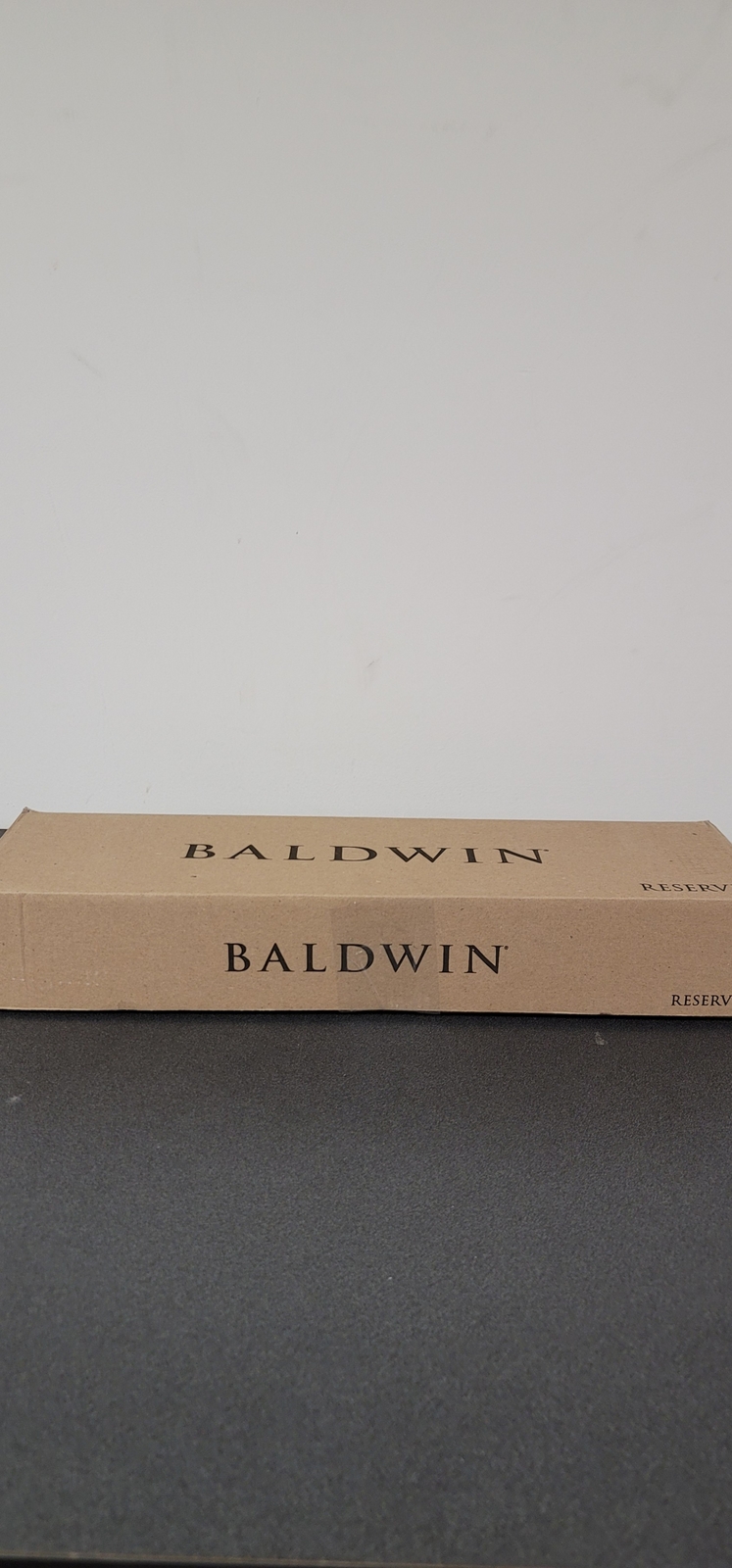 Baldwin Santa Cruz Handleset C Keyway Single Cylinder, Modern Knob, Reserve Coll