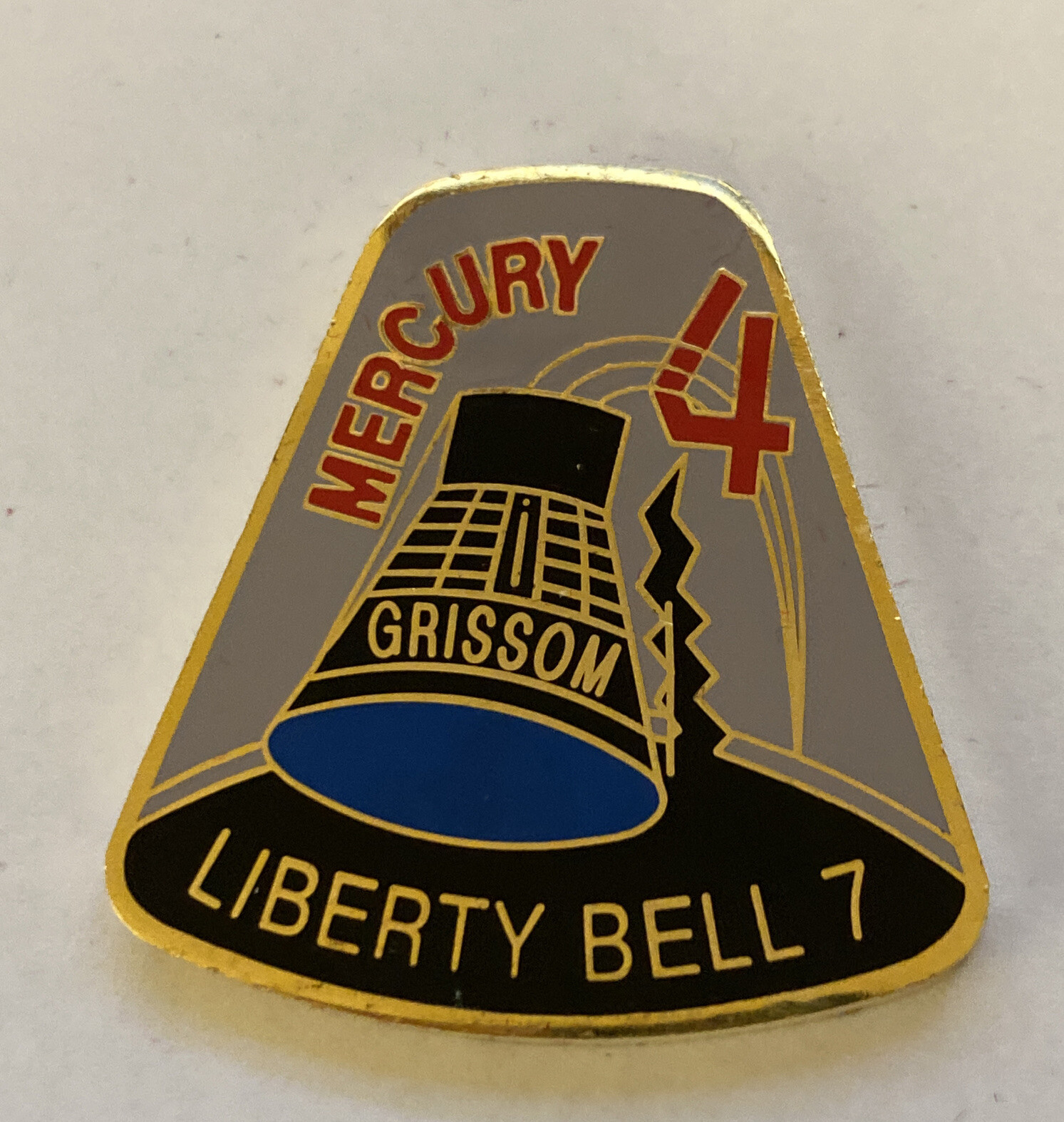 NASA Mercury 4 Liberty Bell 7 Commemorative Medallion Coin E28