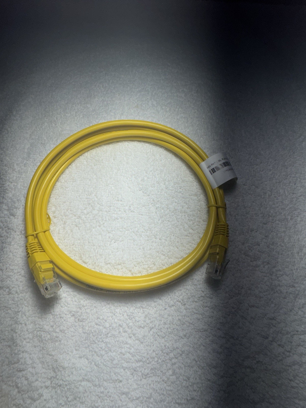 HSI PAT Cable RJ45 Booted Yellow 7Ft. XPC5U03582.RTL