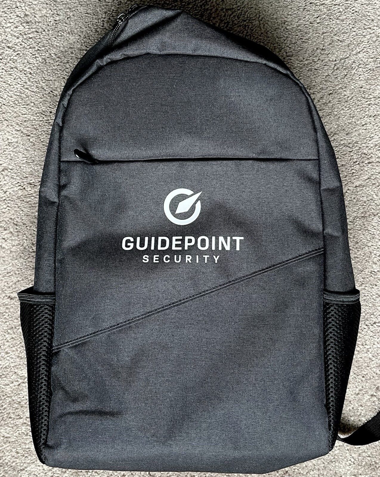 LOGOMARK Lightweight Guidepoint Security Backpack Bag - Black