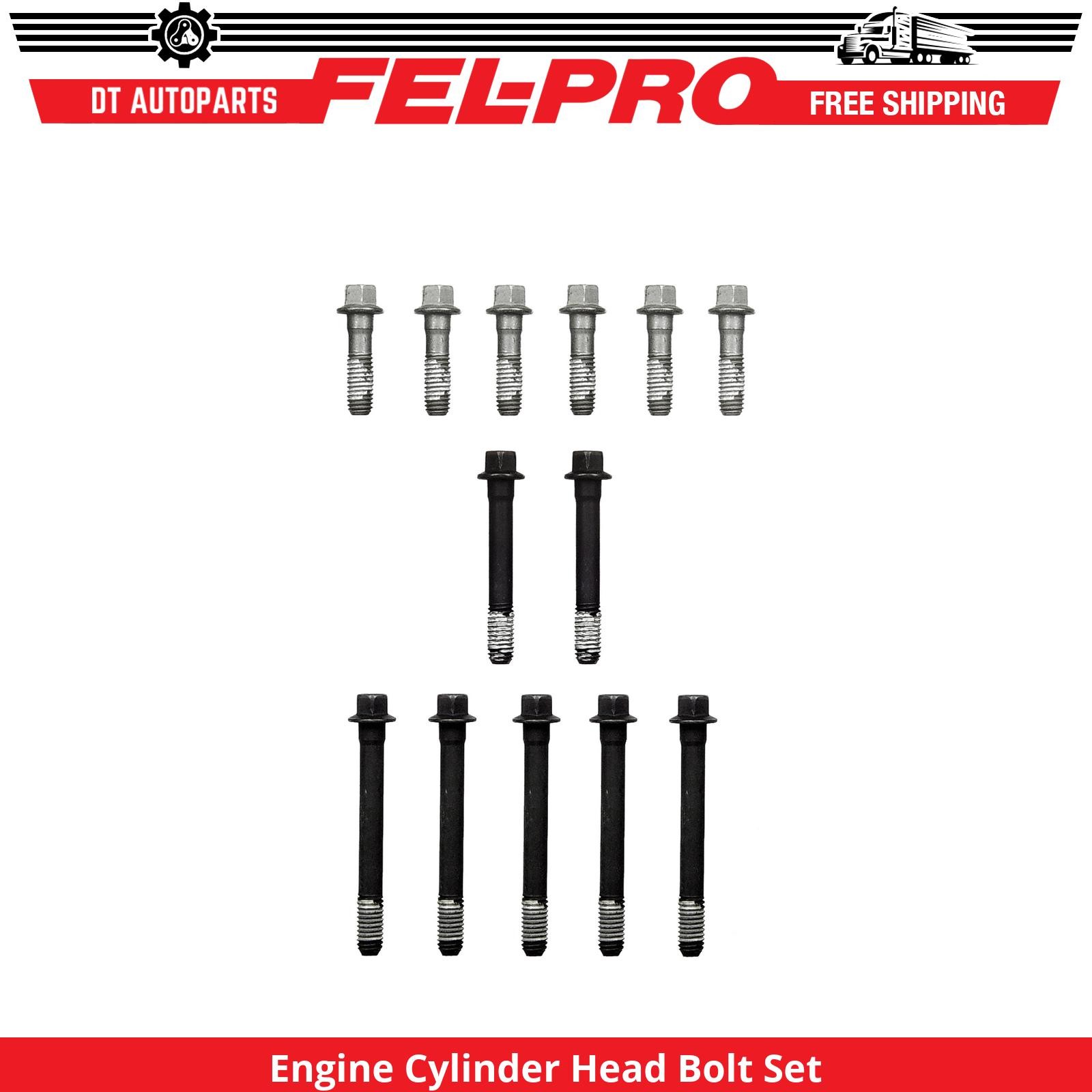 For 1990-1999 Chevrolet P30 4.3L V6 Engine Cylinder Head Bolt Set Fel-Pro 1991