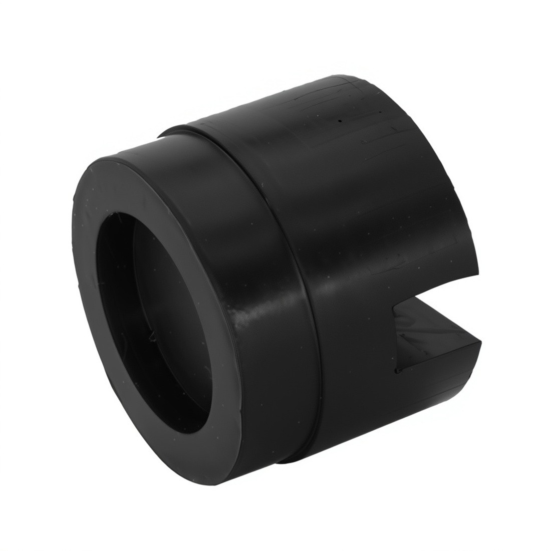 2Pcs Universal Premium Slotted Jack Pad Pinch Weld Frame Rail Adapter Black