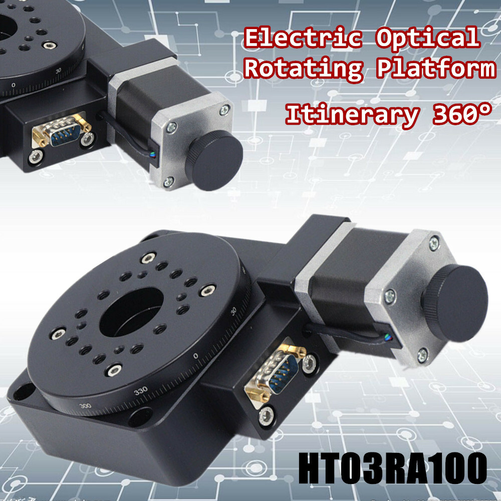 360° Motorized Rotary Stage Electric Rotating Plat Fitm Optical Motorized Stage