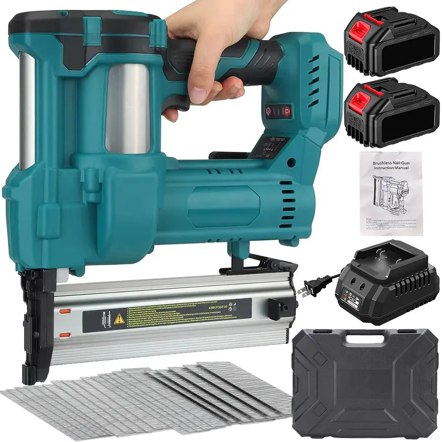 20V Cordless Brad Nailer and Narrow Crown Stapler, 18 Gauge 2-in-1