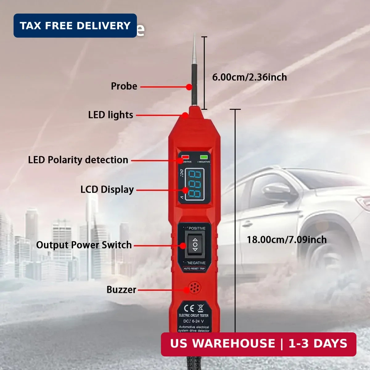 Car Circuit Tester,Multifunctional Component Activation Electrical Voltage Circu