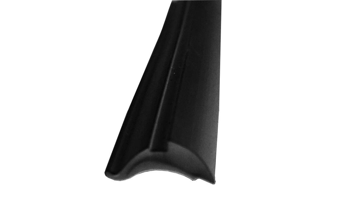 Gordon Glass® Black 1/2" Universal Replacement Glazing Spline - 18 ft Roll