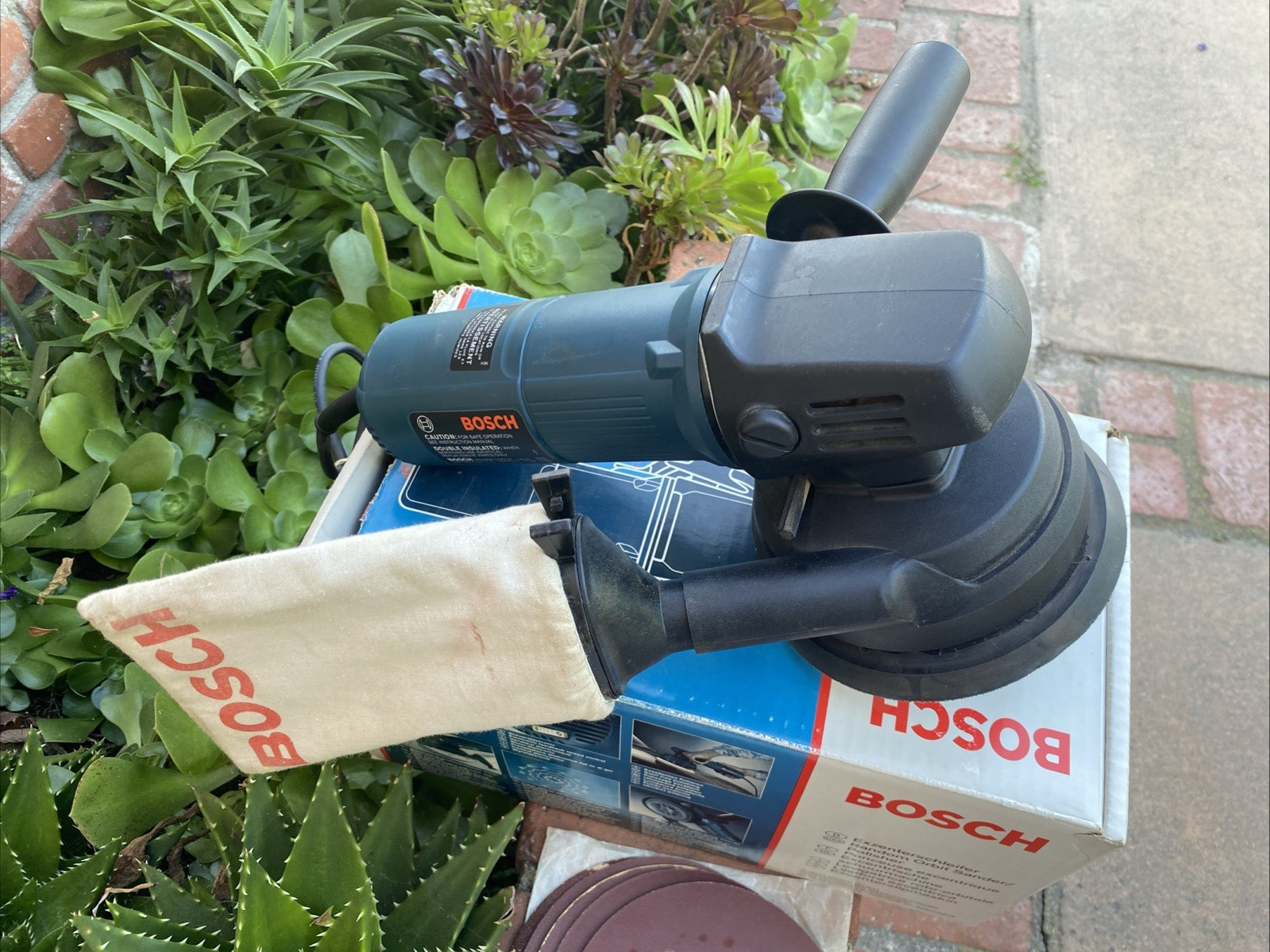 Bosch 1370DEVS Random Orbit Disc Sander/Polisher Variable Speed Made In Germany