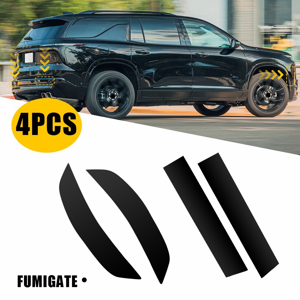 Precut Tail Light Blackout For 24-2025 Chevrolet Traverse Smoked Vinyl Overlay