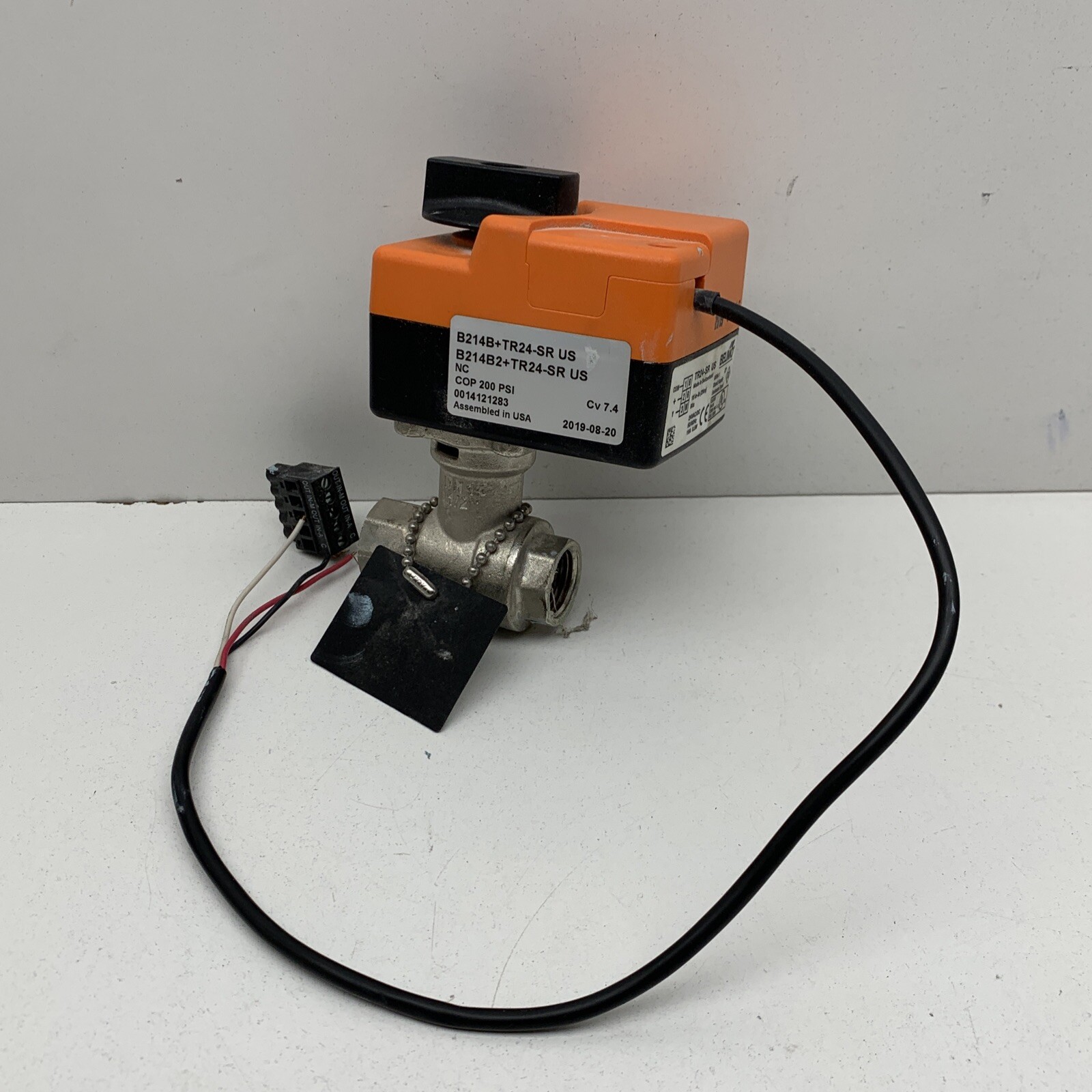 Belimo B214B + TR24-SR US Control Valve/Actuator 24VAC with 1/2" Valve