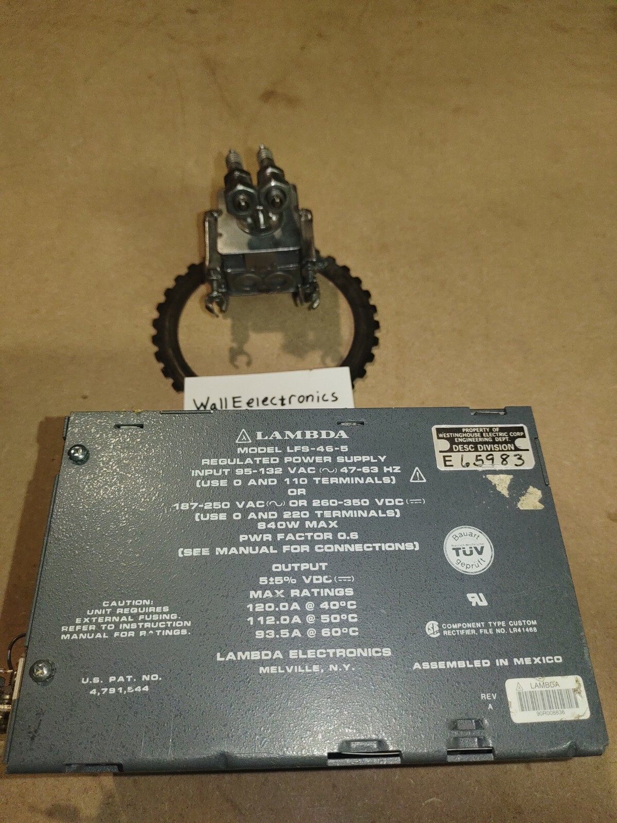 Lambda LFS-46-5 Regulated Power Supply ==SHIPS FREE== 120A @ 5VDC