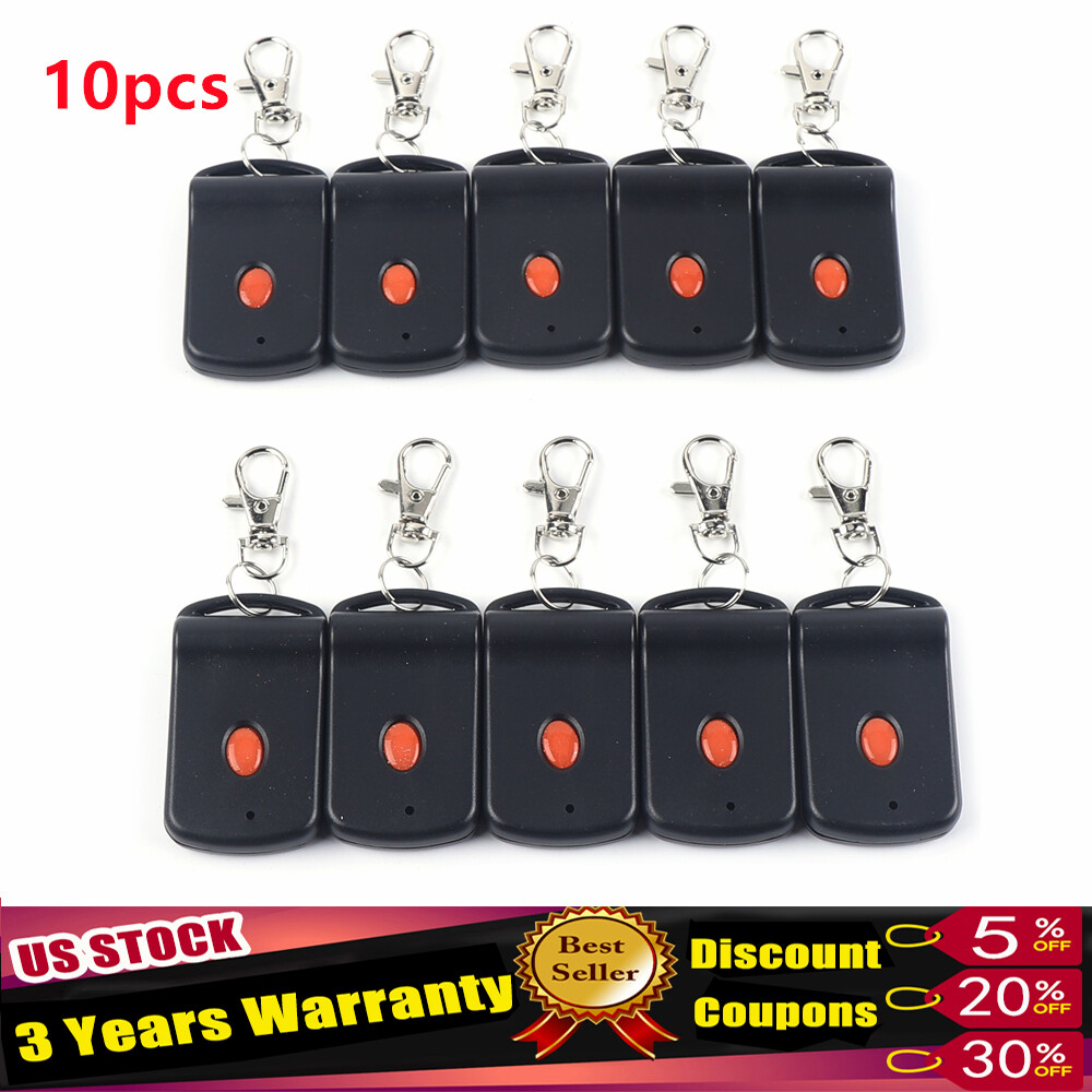 One-Button Garage Door Remote Control for 300MHz Multi-Code Systems