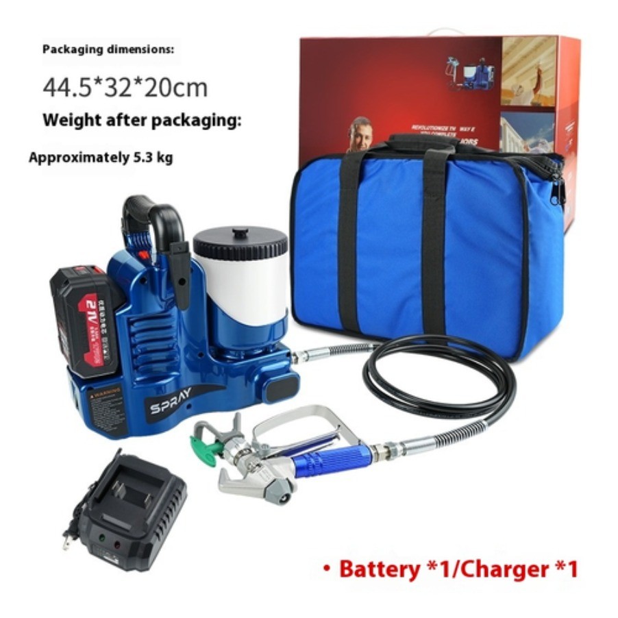 1set Backpack Airless Paint Sprayer Small High Pressure Airless Paint Sprayer