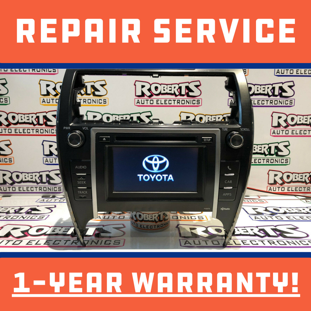 2012-2014 TOYOTA Camry *REPAIR SERVICE* OEM NAV Radio *86140-06021* P10470