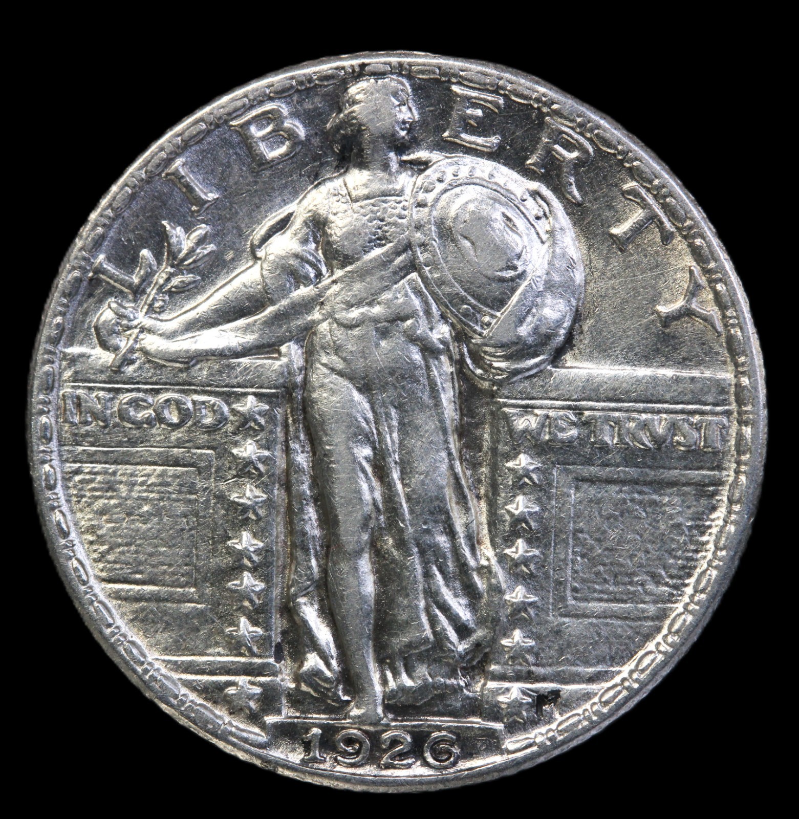 1926 Standing Liberty Quarter Choice UNC Great Luster- JAM531