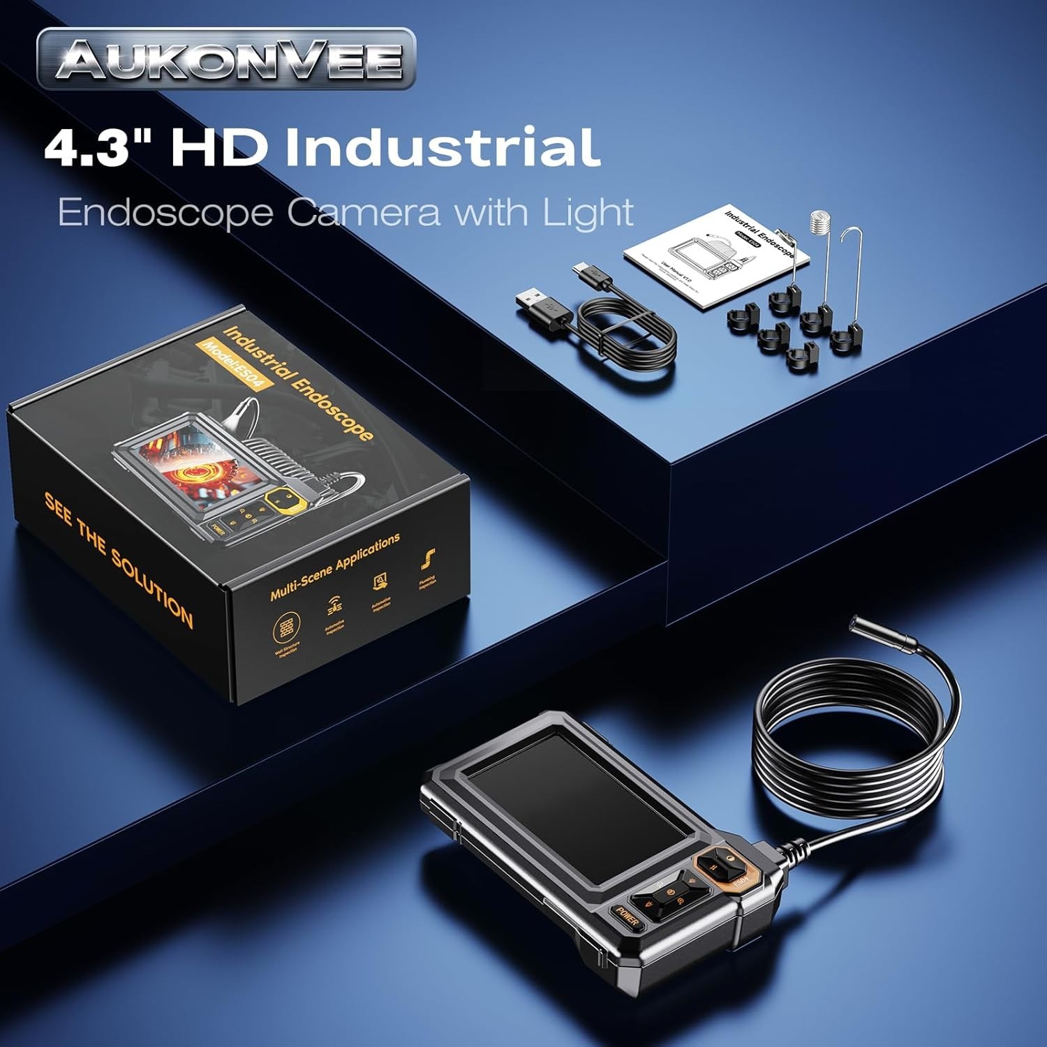 High-Resolution Inspection Camera for Mechanics