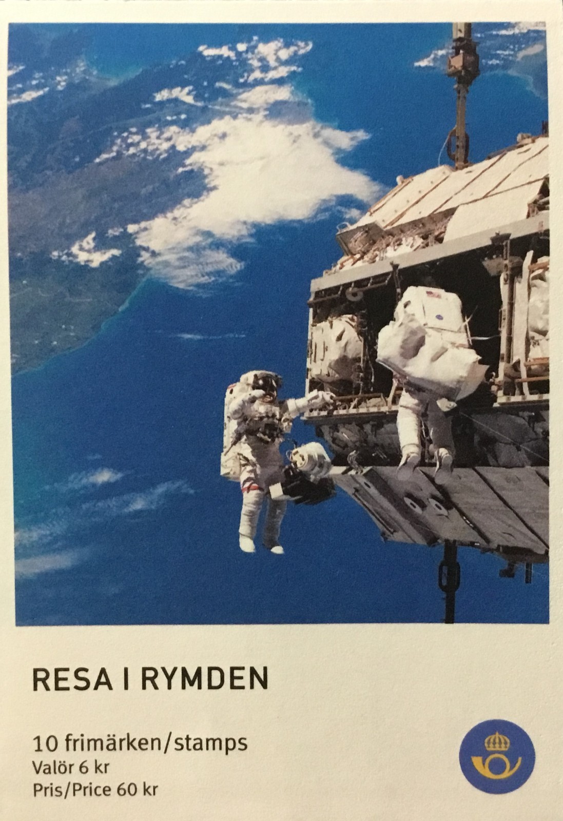 Sweden First Day Cover Stamp Booklet Journey Into Space Christer Fuglesang II