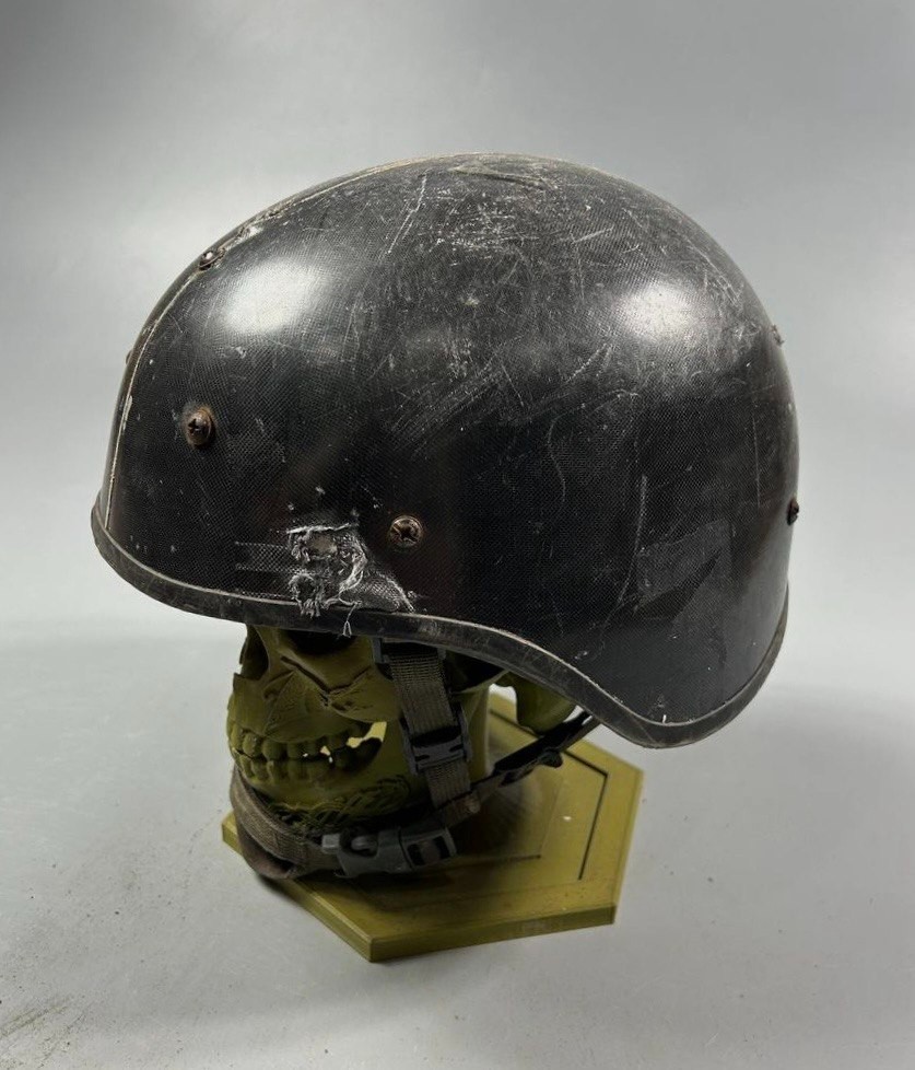 HISTORICAL RARE RUSSIAN SOLDIERS HELMEET AO OKTAVA 'GUARDIAN' "OBEREG" sz 2