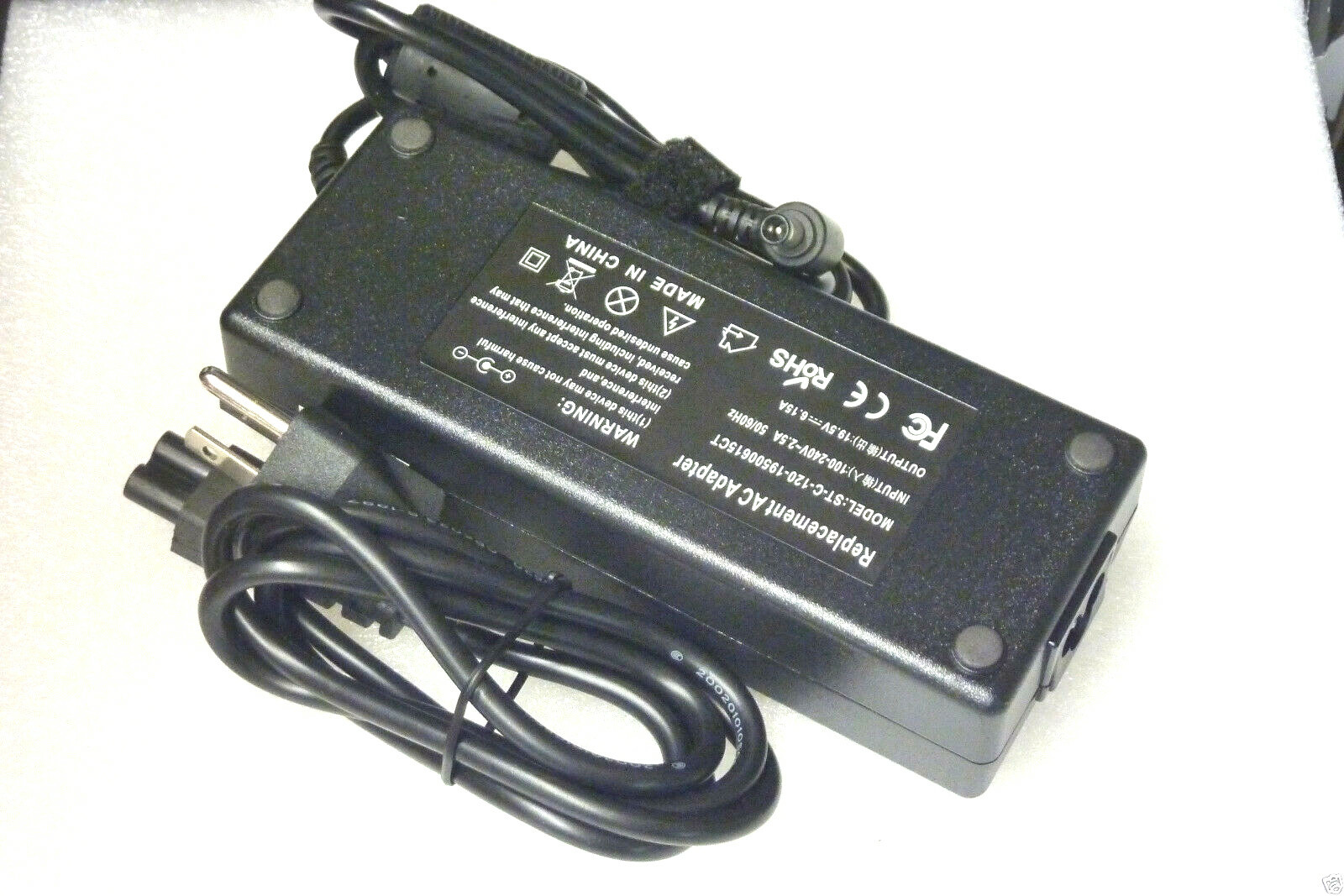 19.5V AC Adapter For Sony KDL-50W790B KDL-50W800C XBR-43X800G LED TV Power Cord