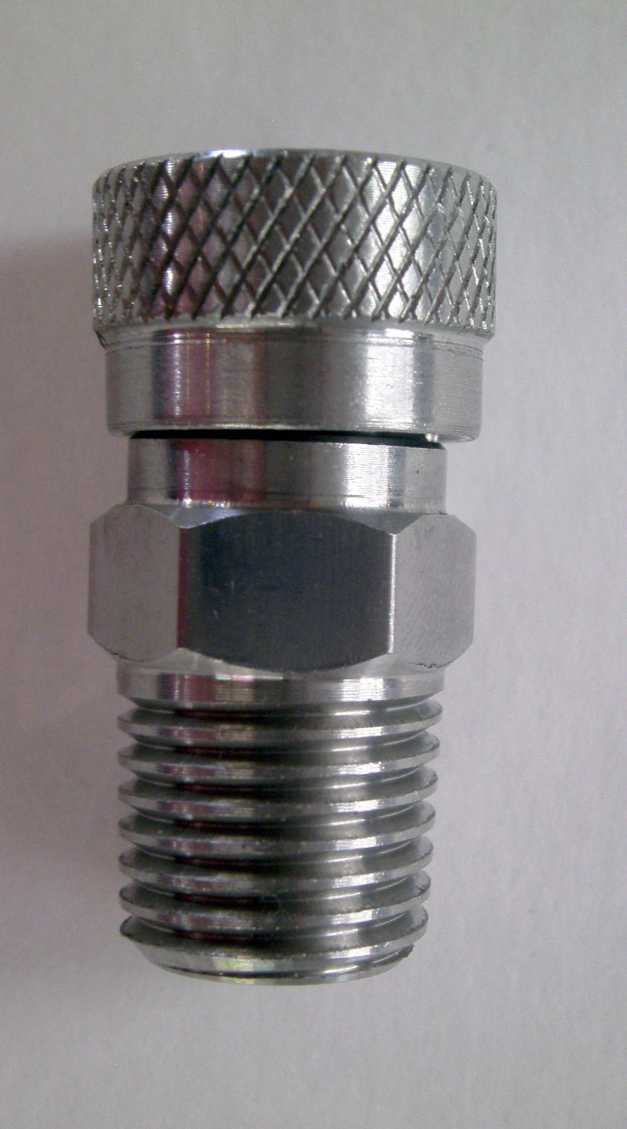 Paintball Adapter QD Female Fill Nipple to 1/4" NPT Male Replacement Valve S141