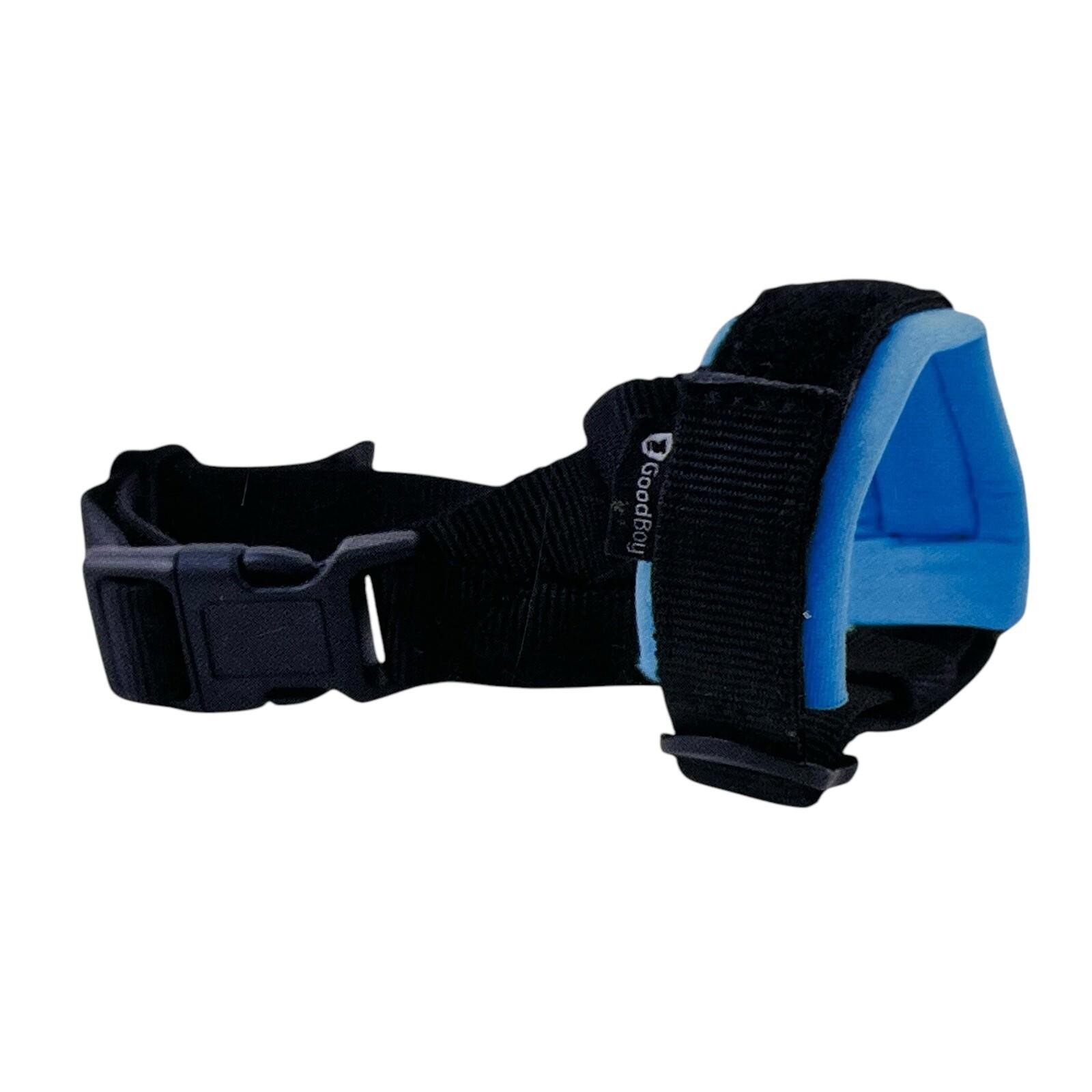 GoodBoy Gentle Dog Muzzle Guard Prevents Biting & Unwanted Chewing Safely Blue L