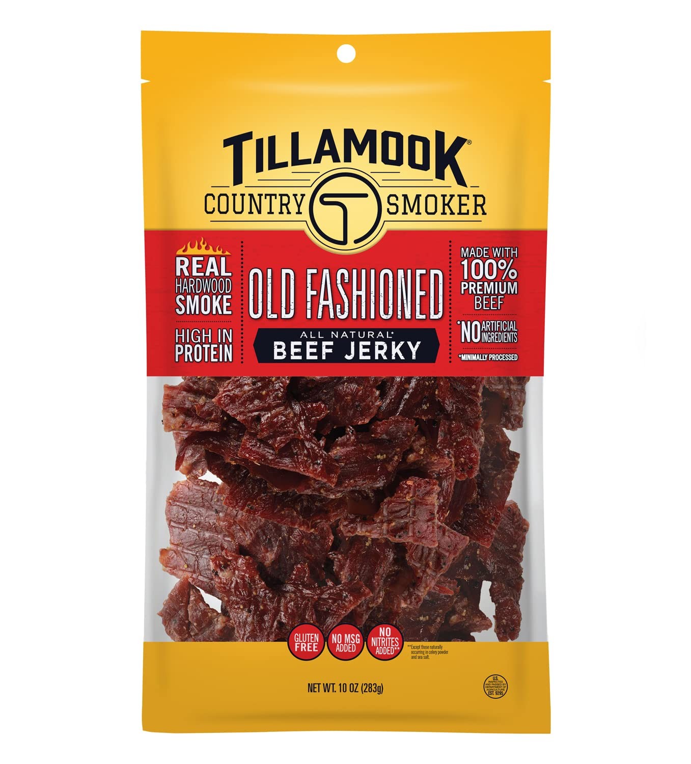 Tillamook Country Smoker Real Hardwood Smoked Beef 10 Ounce (Pack of 1)