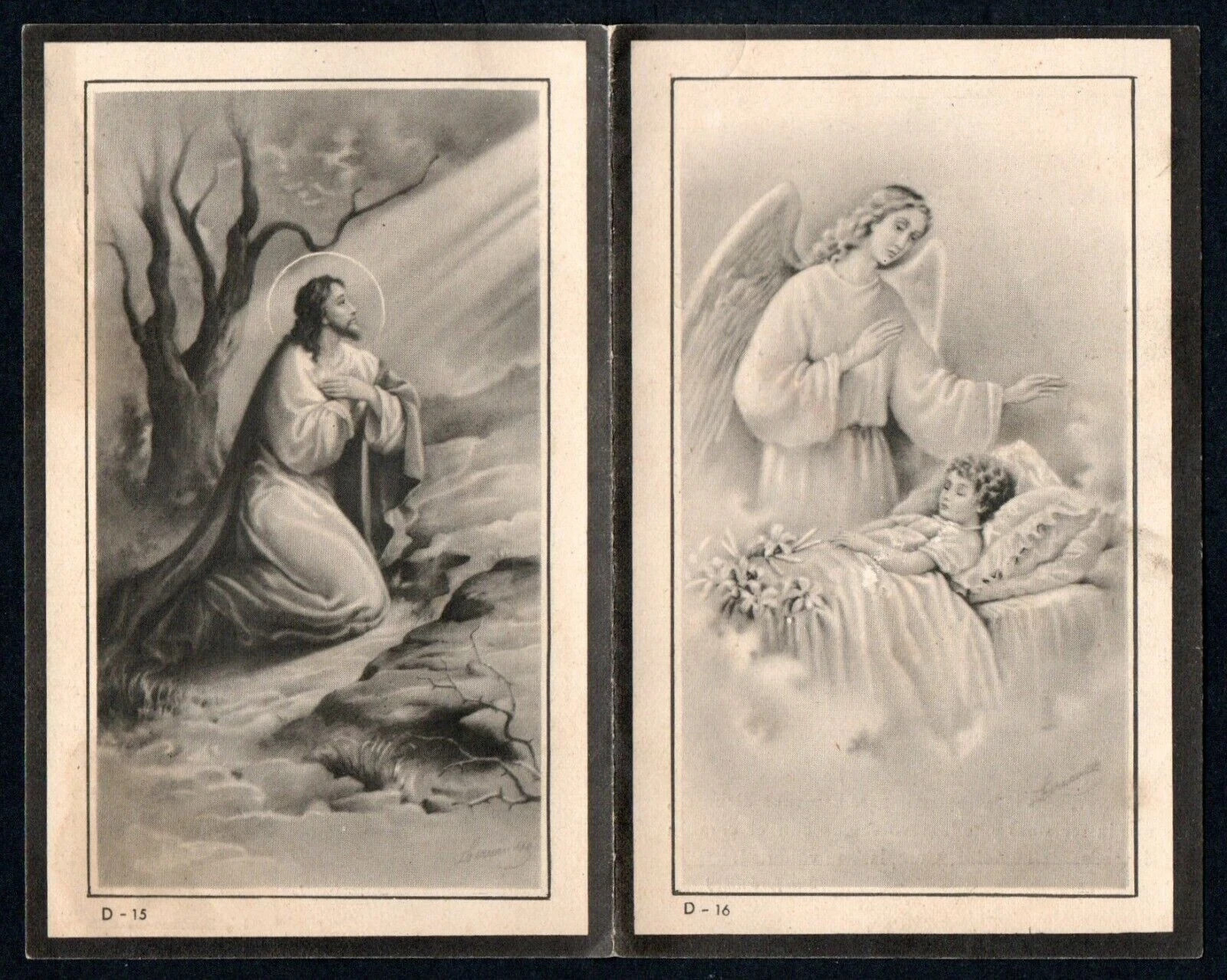 Holy card antique de Jesus santino image pieuses estampa