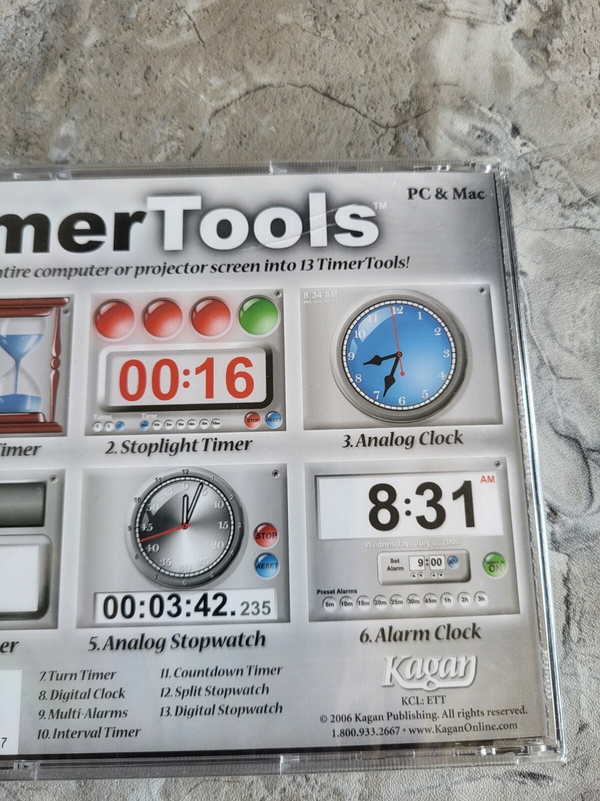 Kagan Decision Timer Tools V4.2 PC & Mac Interactive Whiteboard - New & Sealed