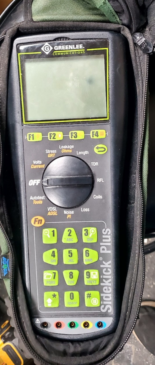 Greenlee SideKick Plus With Impulse Noise, Step TD Cable Tester