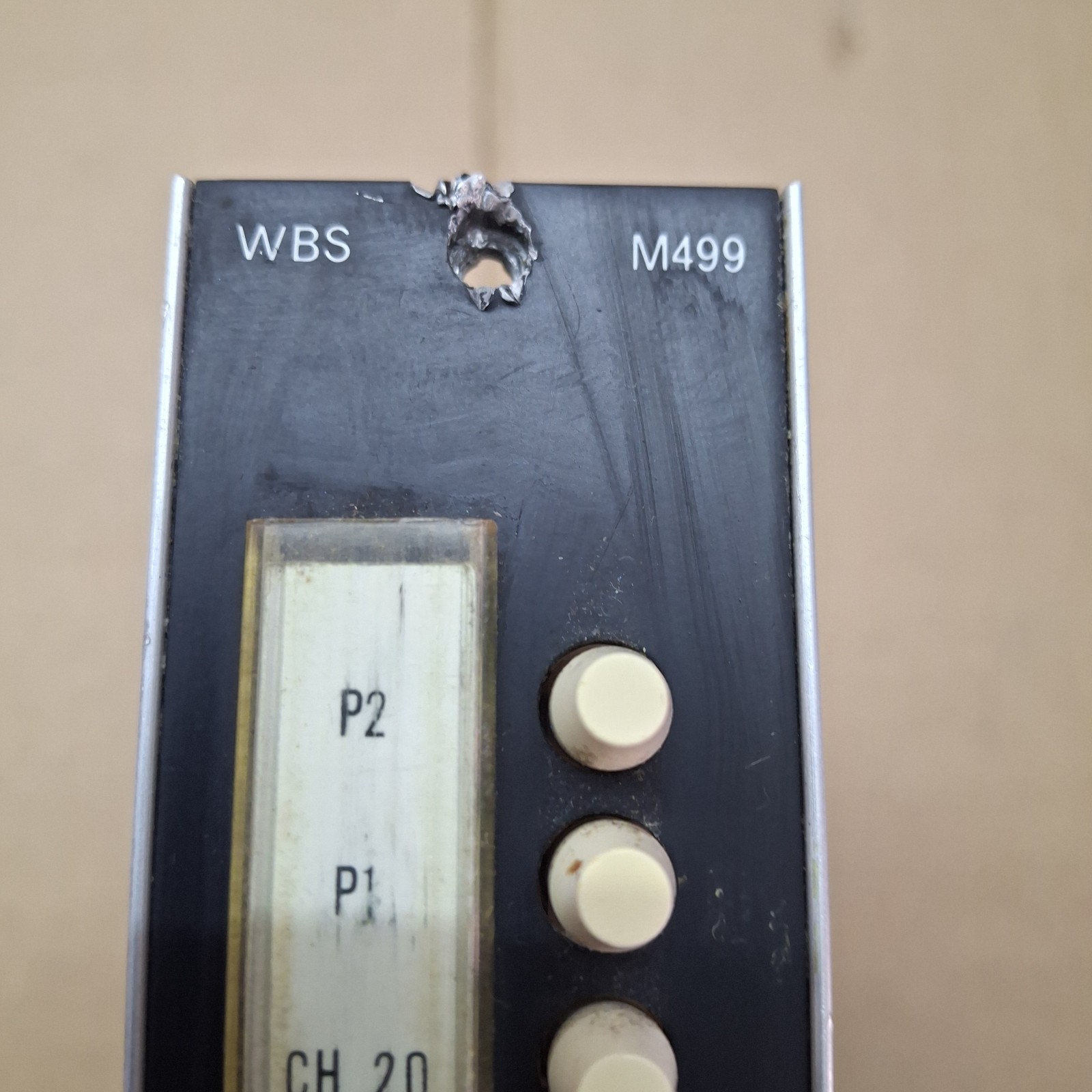 Vintage Ward Beck WBS M499 Broadcast Selector Module Push Button Console...