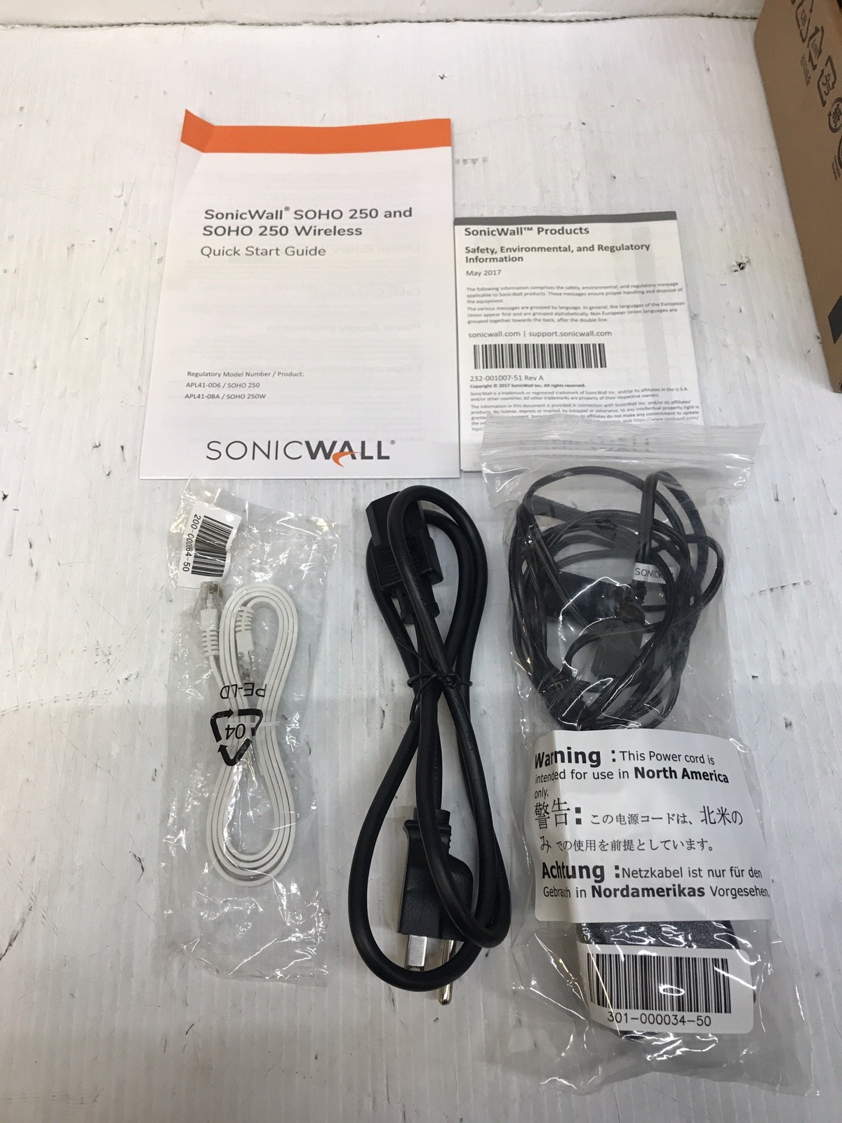SonicWall SOHO 250 USED Original BOX *READ*