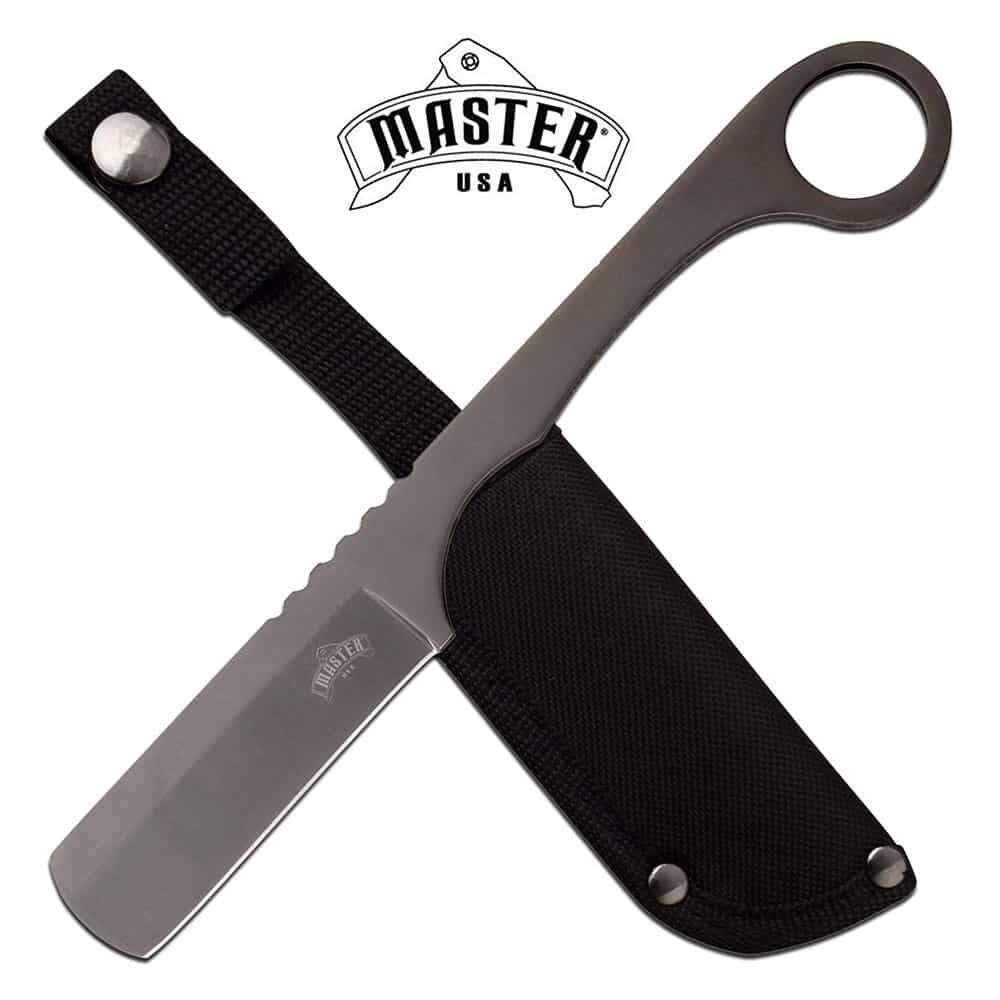 Master USA Stainless 3Cr13 Straight Razor & Sheath 7.9" (MU-20-01SL) Ships Free.