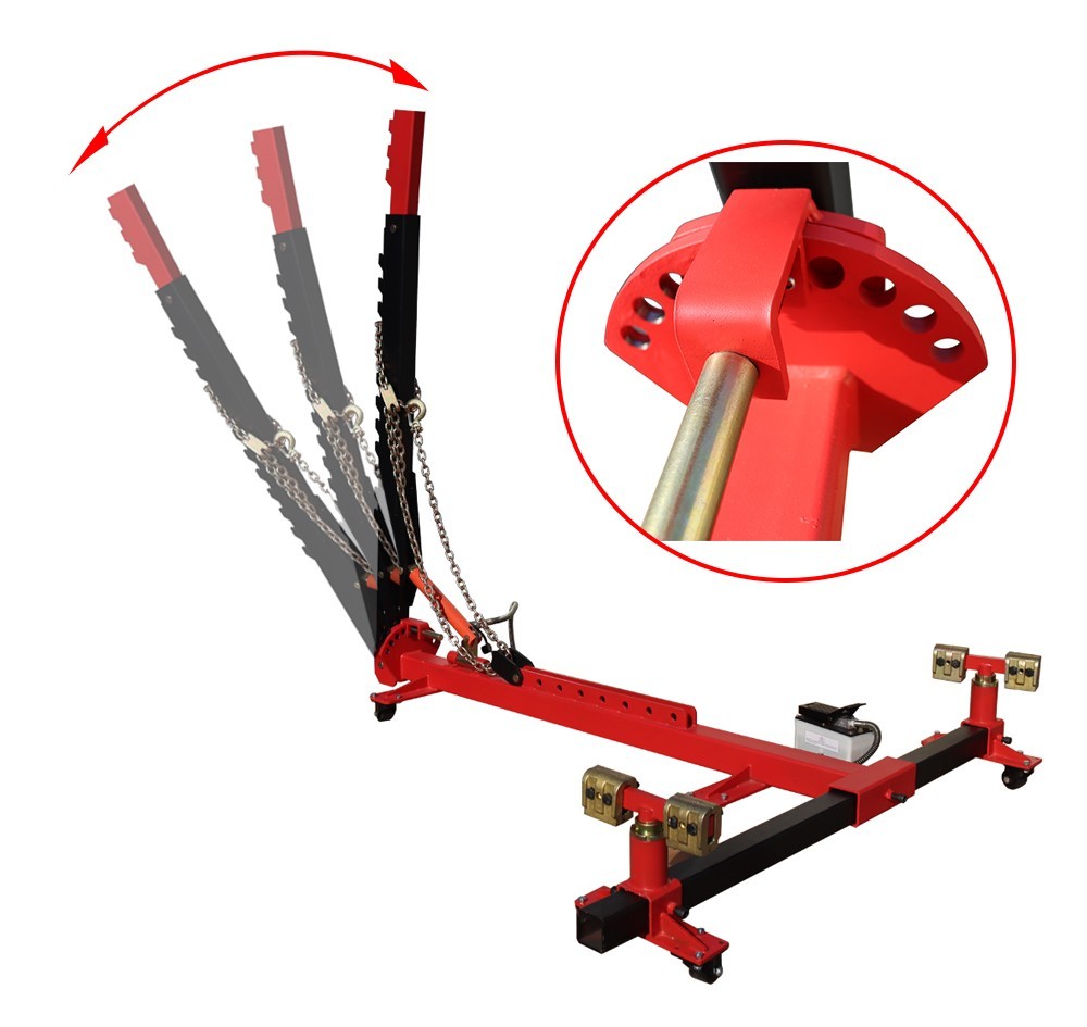 10 Tons(98KN) Heavy Duty Auto Body Frame Puller Car Frame Machine with Pump