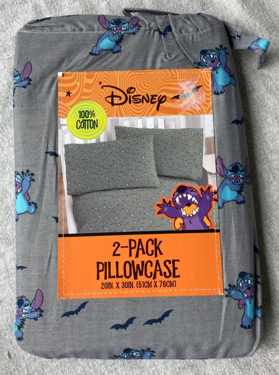 NEW Disney Stitch Lilo & Stitch Set of 2 Standard Pillowcases