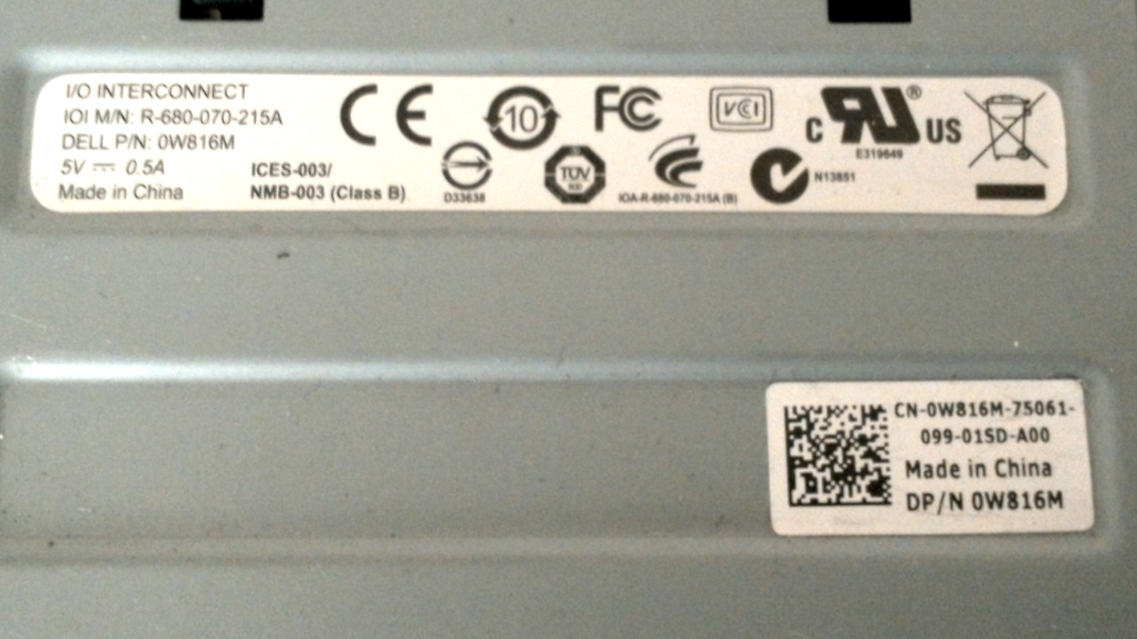 Dell OptiPlex Precision 19-Way Media and Flash Card Reader 0W816M No Cable