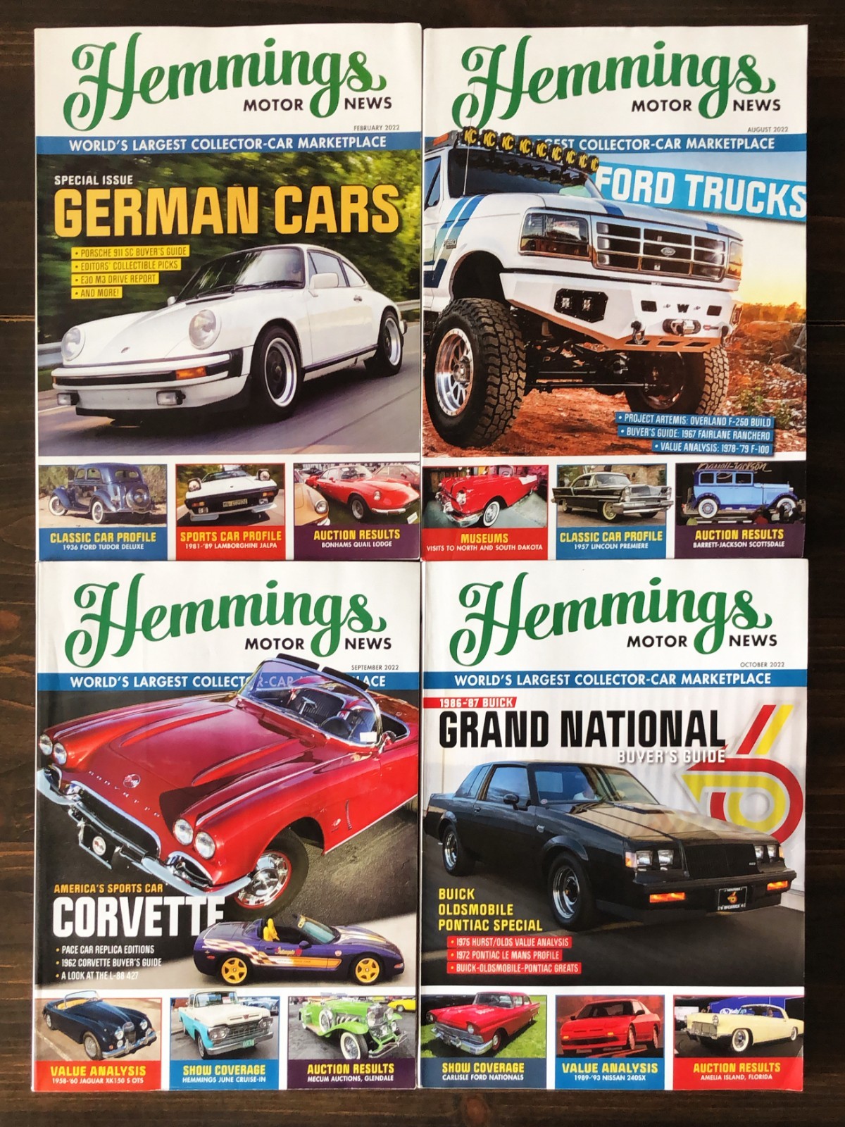 2022 Hemmings Motor News - Lot of 5