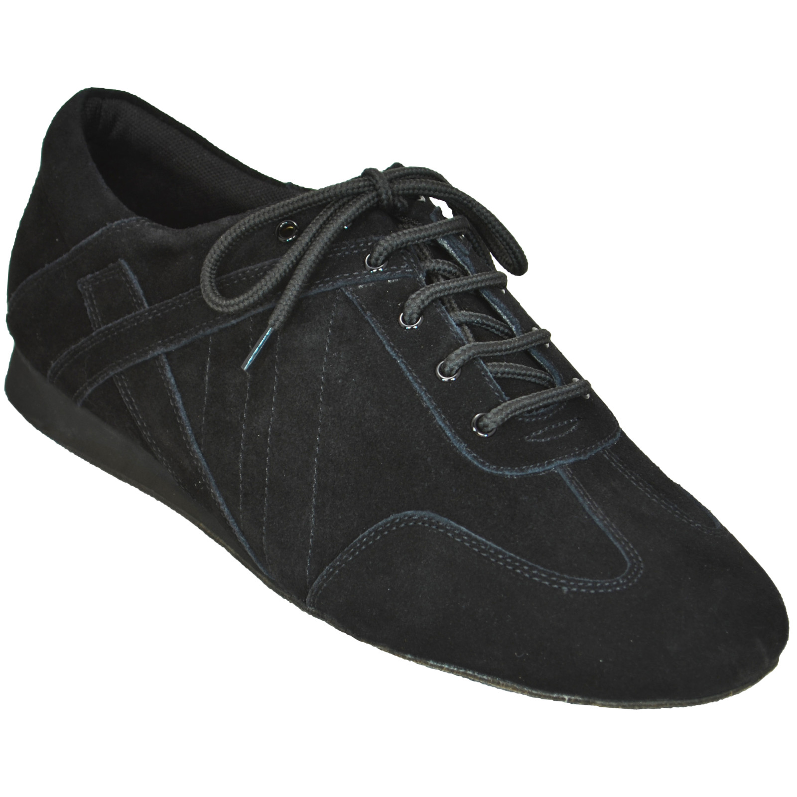 Ultimate Hybrid Dance Shoe - Black Suede (West Coast Swing, Line Dance, Salsa, P