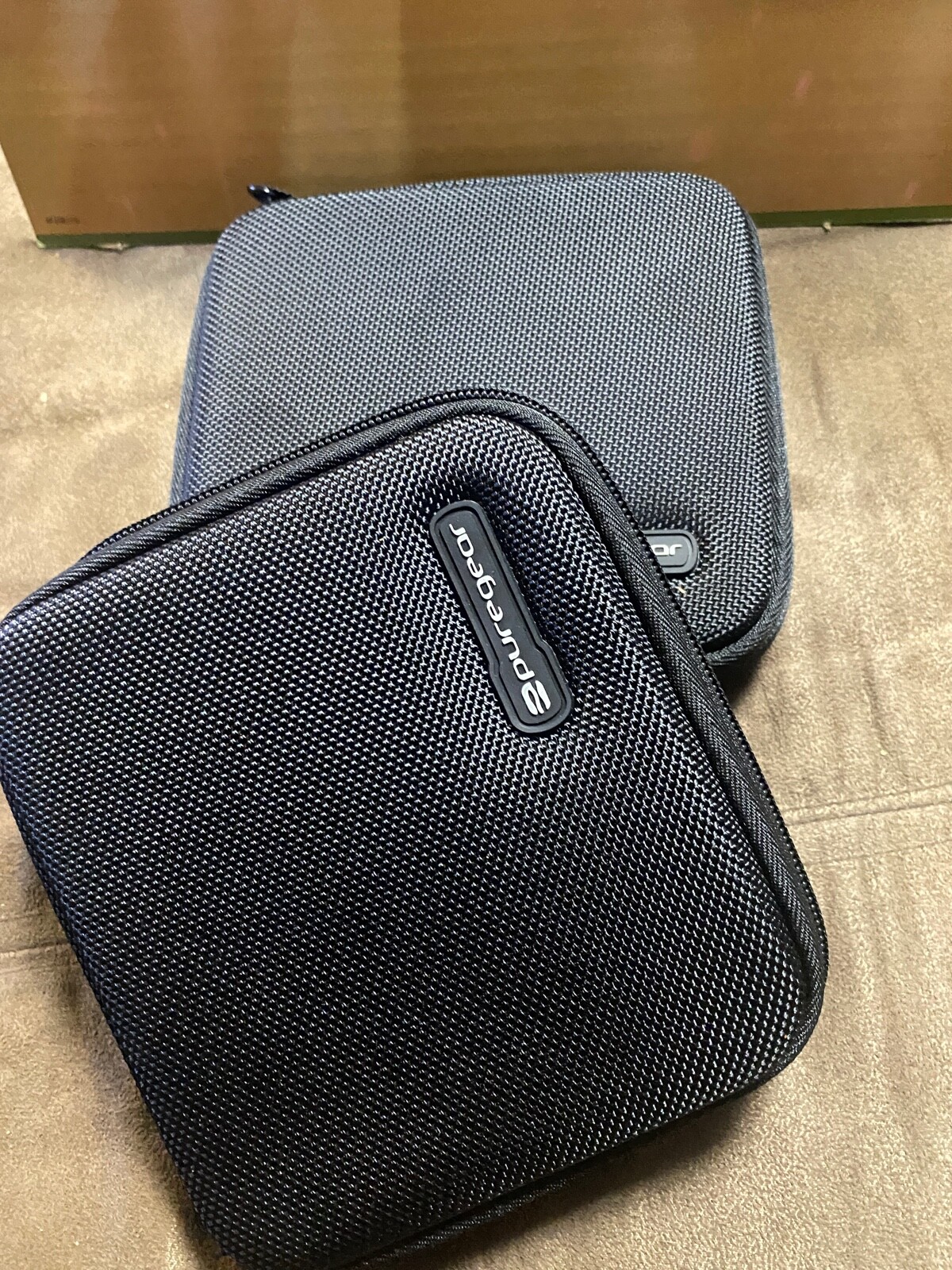 Travel Cube Black Bag Carrying Case, Diabetes,TSA Sized,Snack,Protective 2 Pack