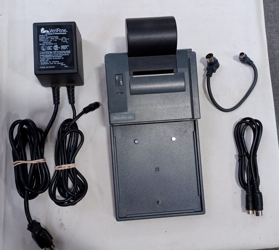Verifone PrintPak350 with Base Bacble & Power Supply