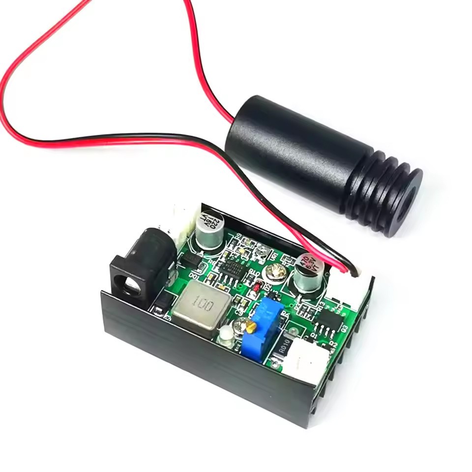 850nm 1000mW IR Infrared Dot Laser Diode Module 18x45mm with 12V Driver