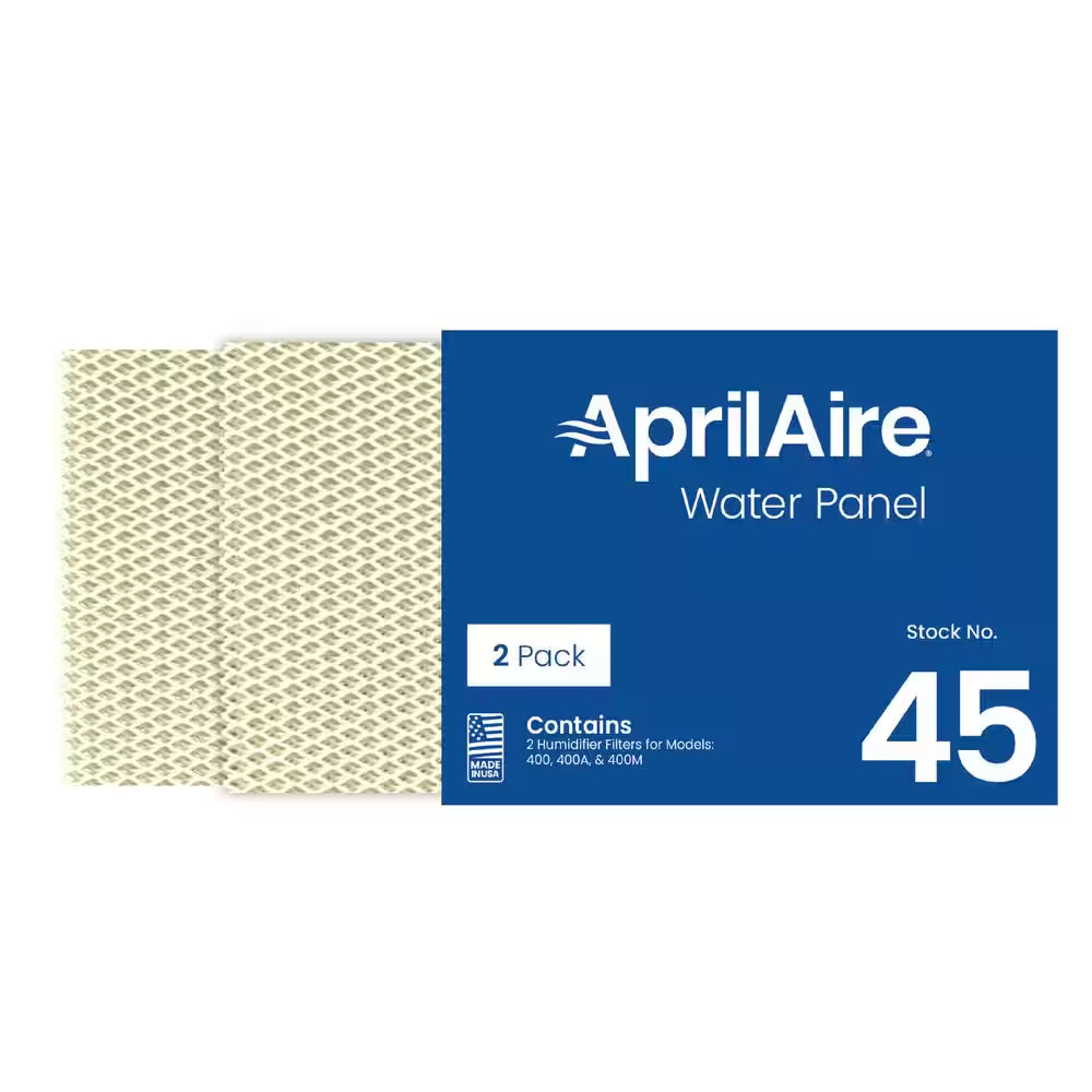 45 Replacement Water Panel for Whole-House Humidifier Models 400,400A and 400M (