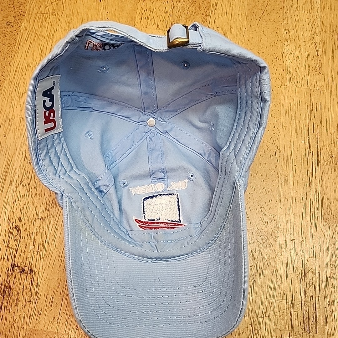 US Open 2019 Pebble Beach Hat Cap SlideBack Adjustable USGA Member Light Blue