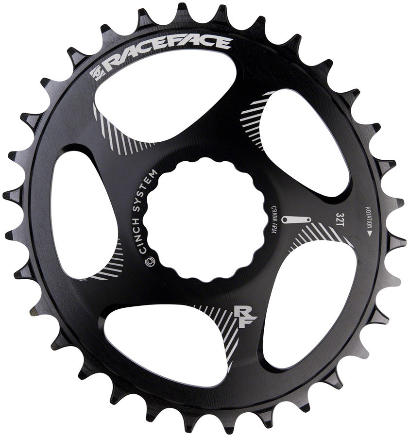 Race Face Narrow Wide 1x MTB Direct Mount Cinch Oval Chainring 28t Black