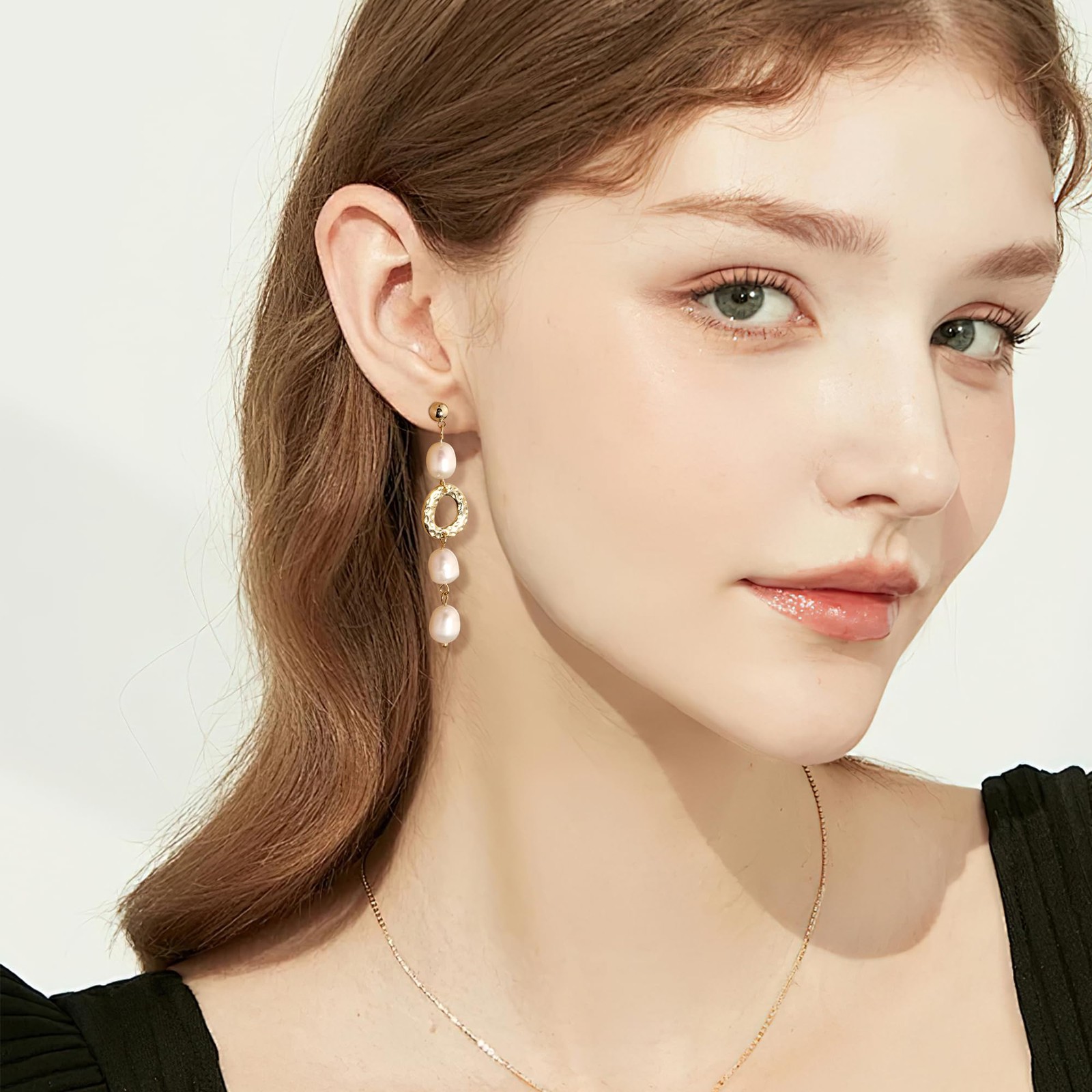 12Pcs Gold Earrings Making Supplies Ball Studs Post with Loop Ear Backs | Hyp...