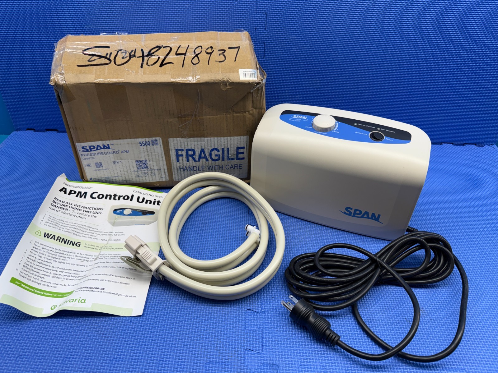 Span America 5500 Standard Control Unit Air Pump For PressureGuard Mattress