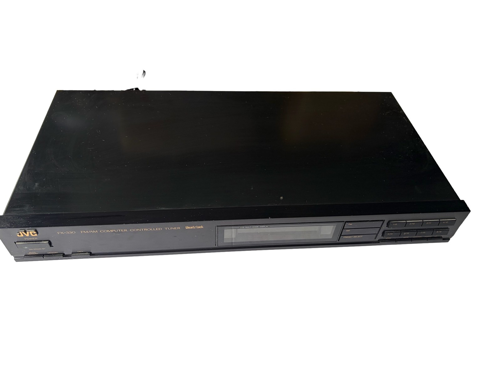 JVC FX-330BK FM/AM Computer Controlled Stereo Tuner Quartz Lock