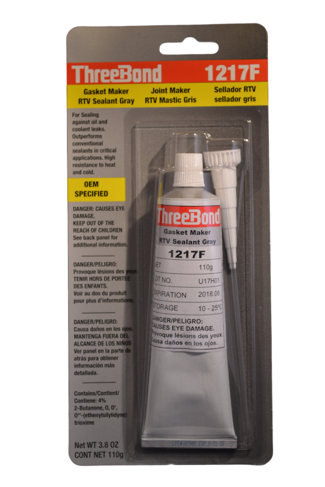 THREEBOND - Gasket Maker Rtv Sealant Grey 3.8oz | 1217F110G
