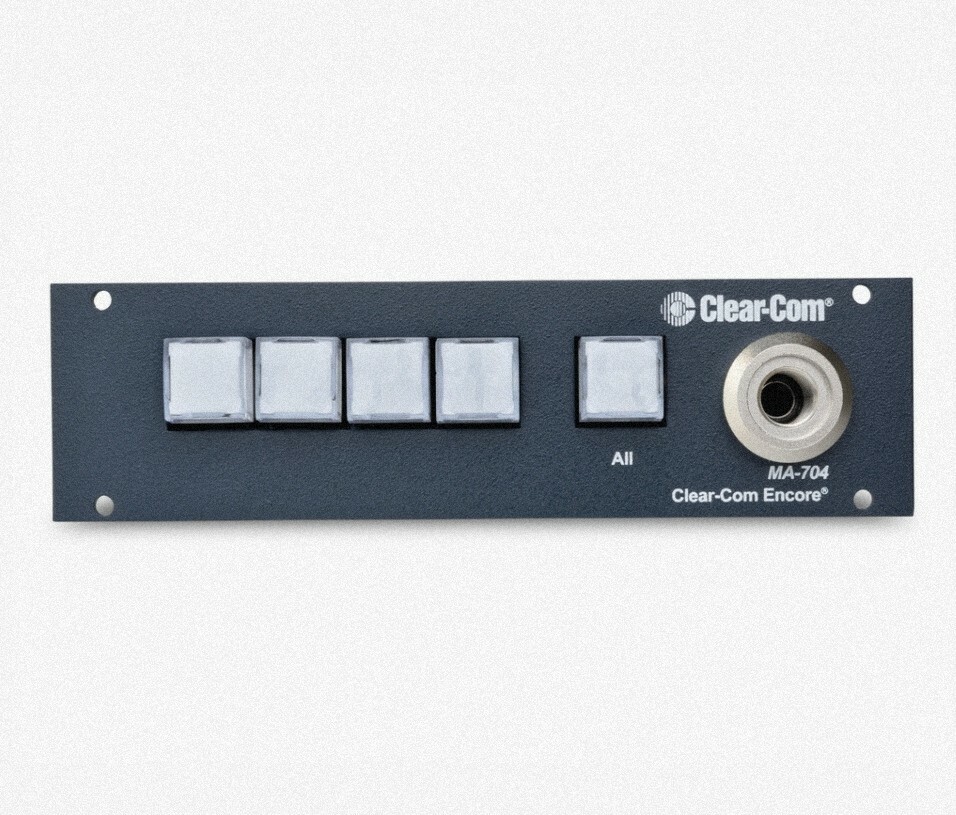 Clear-Com MA-704 Program Interrupt and IFB Leader Control and Access Station